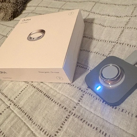 Oura Ring Gen 4 in Rose Gold- Size 7 - Picture 4 of 5